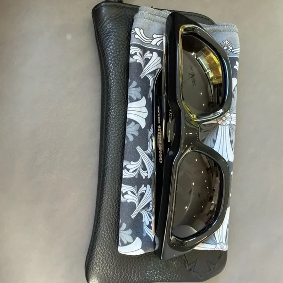 Chrome Hearts
Chrome Hearts Jelly & Jam Shades
Black Sunglasses with Case - Picture 7 of 7